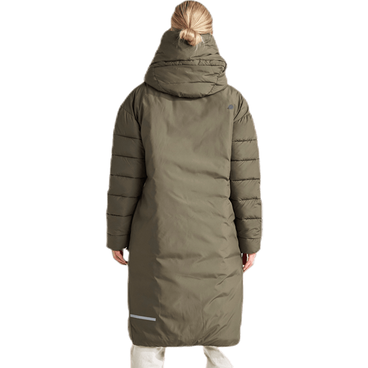 Manteau bouffant Melina vert