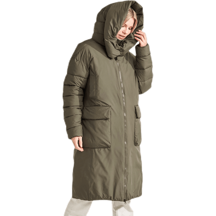 Manteau bouffant Melina vert