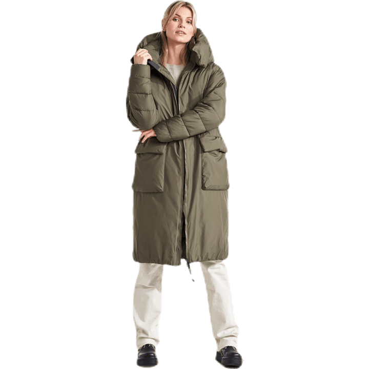 Manteau bouffant Melina vert