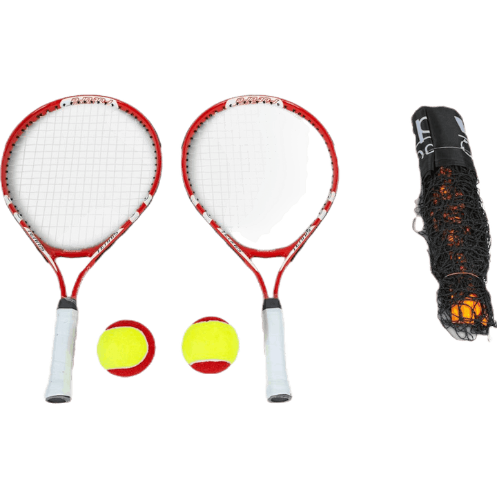 Junior Tennisschlägerset Schwarz