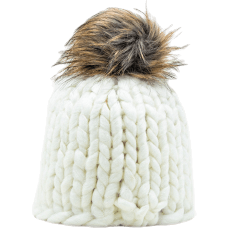 Fuchs Strickmütze Weiß