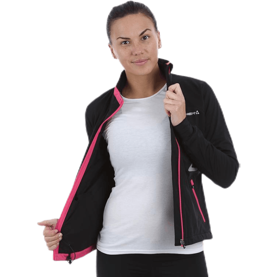 Åsarna Softshell Pro Rose/Noir
