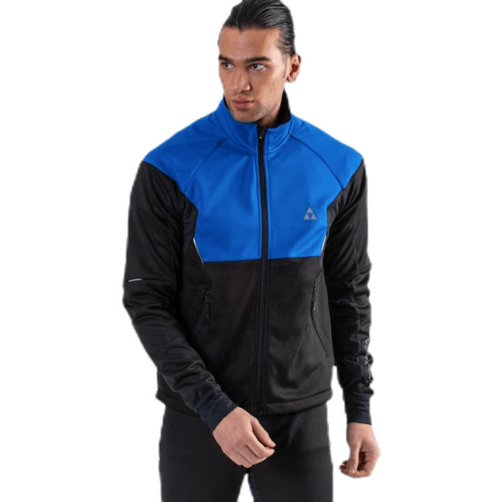 Bruksvallarna Pro Softshell Jacke Blau/Schwarz