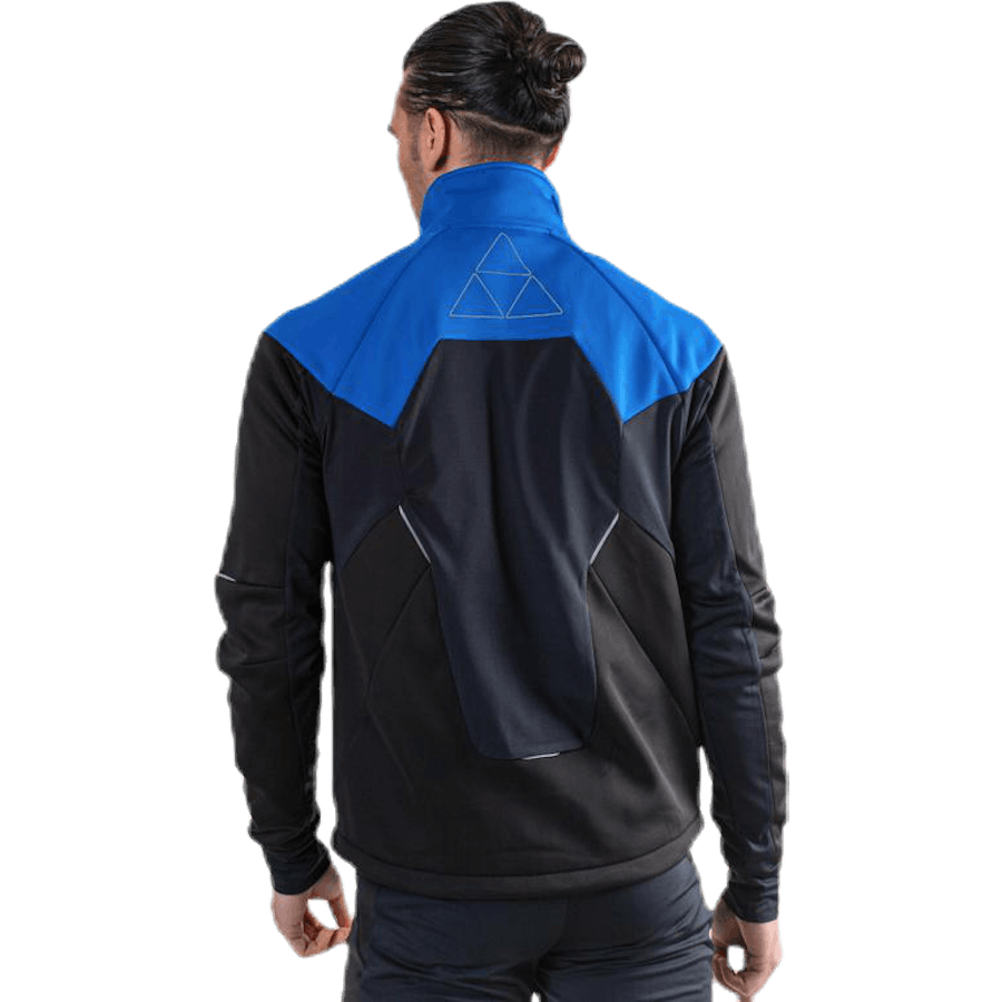 Bruksvallarna Pro Softshell Jacke Blau/Schwarz