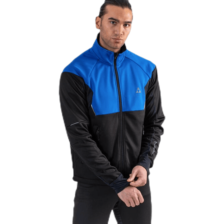 Bruksvallarna Pro Softshell Jacke Blau/Schwarz