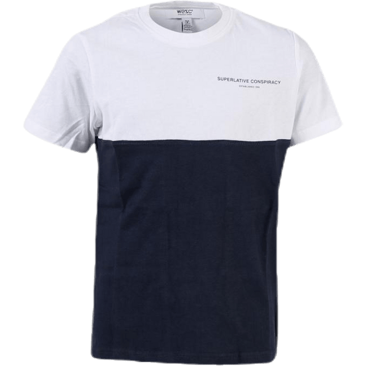 Colour Block Tee Jugend Blau