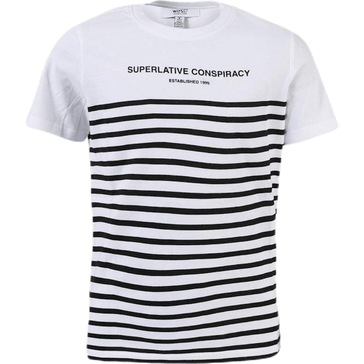 Superlative Conspiracy Stripe Jugend Weiß/Schwarz