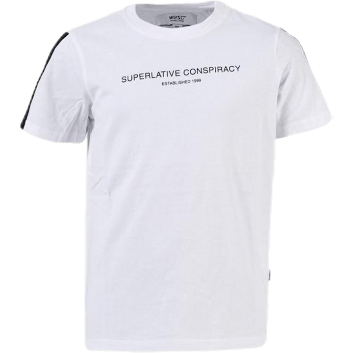 Superlative Conspiracy Logo Tee Jugend Weiß