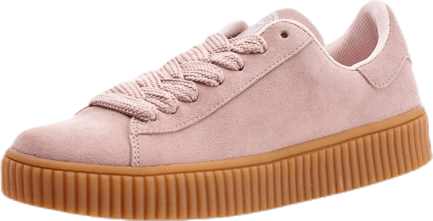 Anna Široké čipkované tenisky Pink