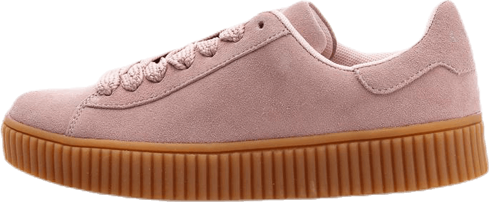 Anna Široké čipkované tenisky Pink