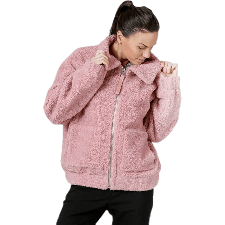 Rome Pile Jacket Pink