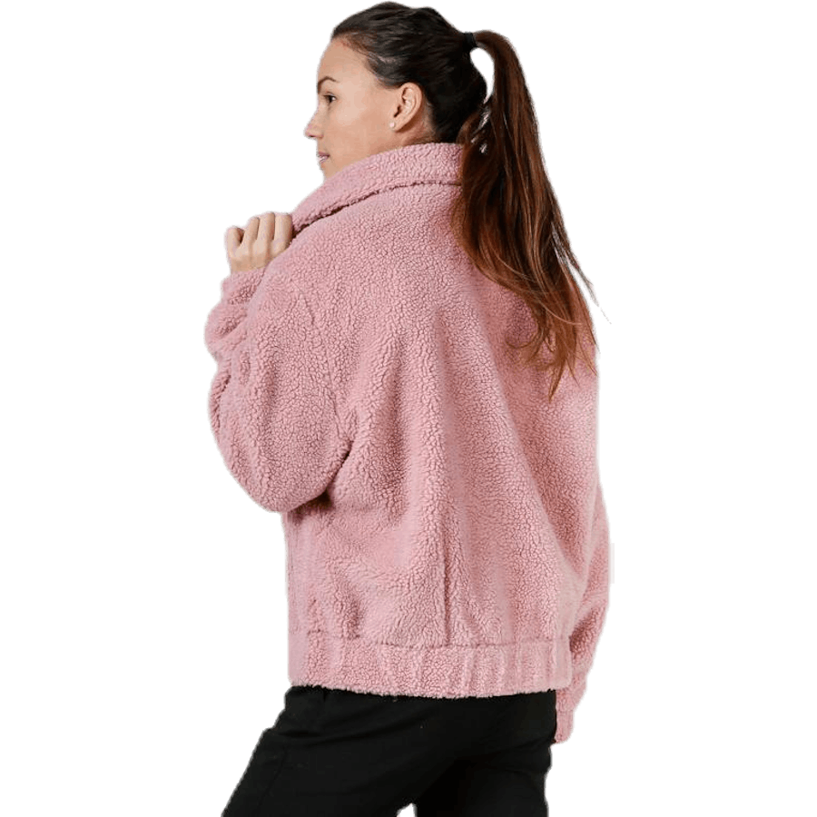 Rome Pile Jacket Pink