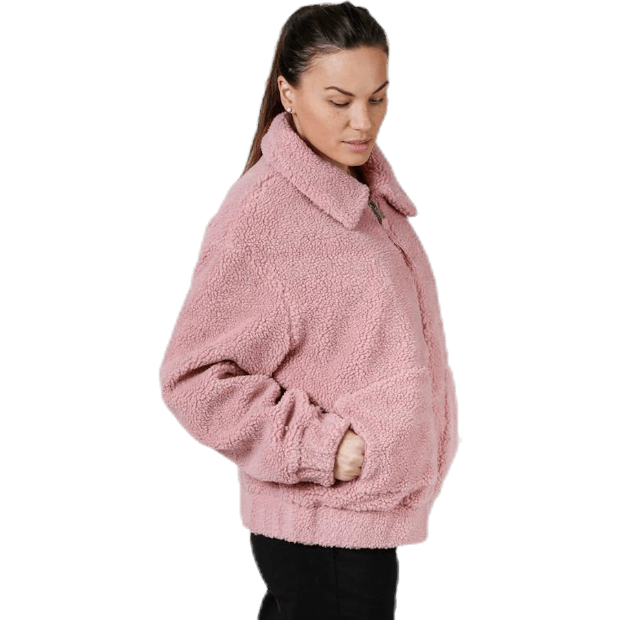Rome Pile Jacket Pink