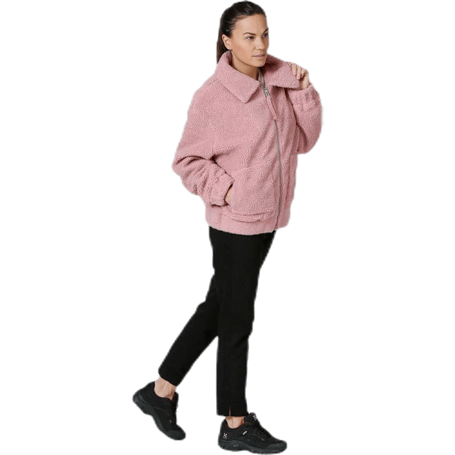 Rome Pile Jacket Pink