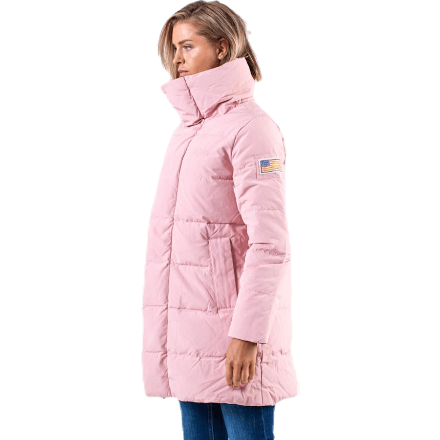Veste matelassée slim fit rose