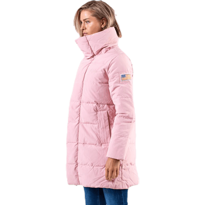 Veste matelassée slim fit rose