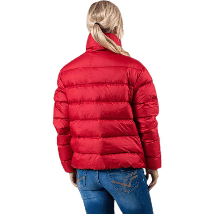 Veste courte et légère rouge