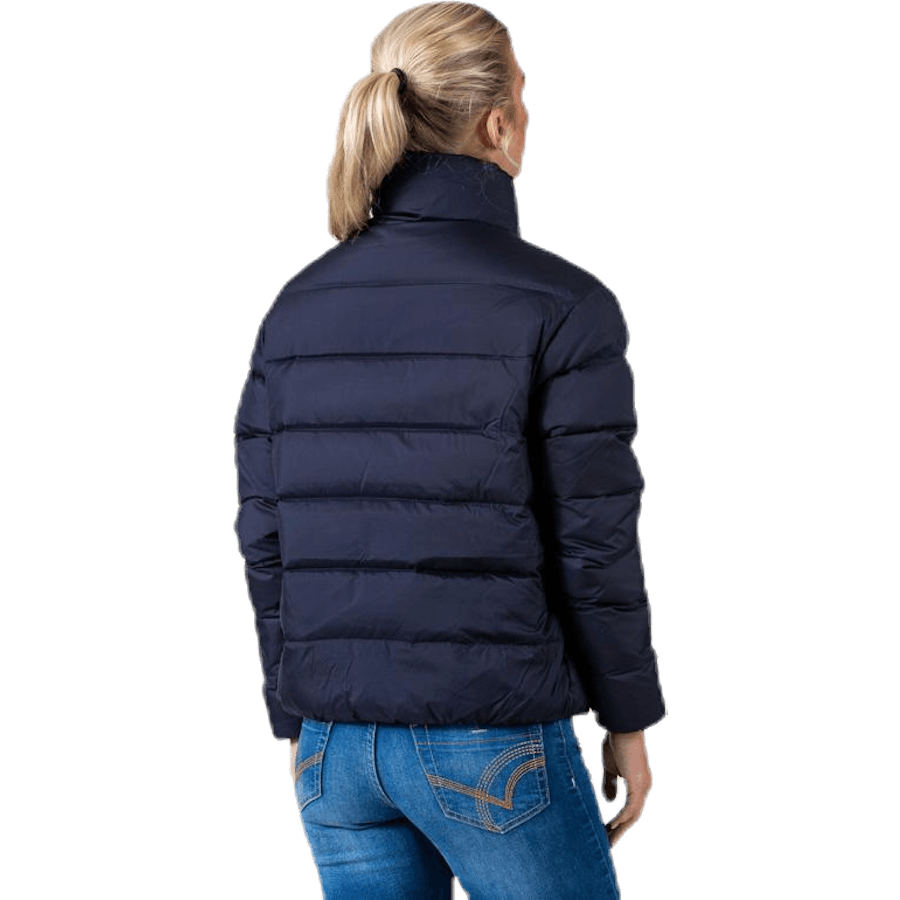 Veste courte légère bleue