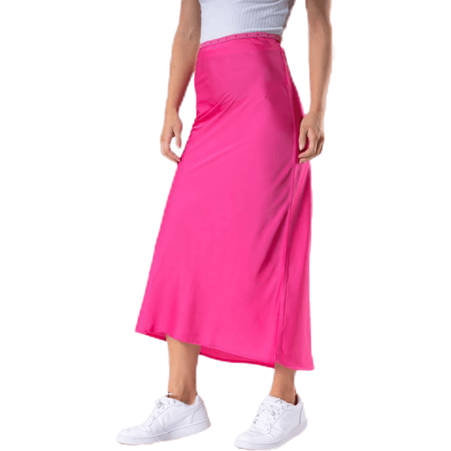 Bias Skirt Pink