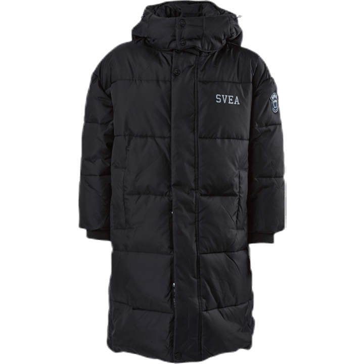 Manteau long matelassé Junior Noir