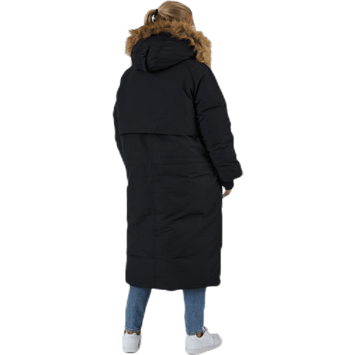 Parka longue noire