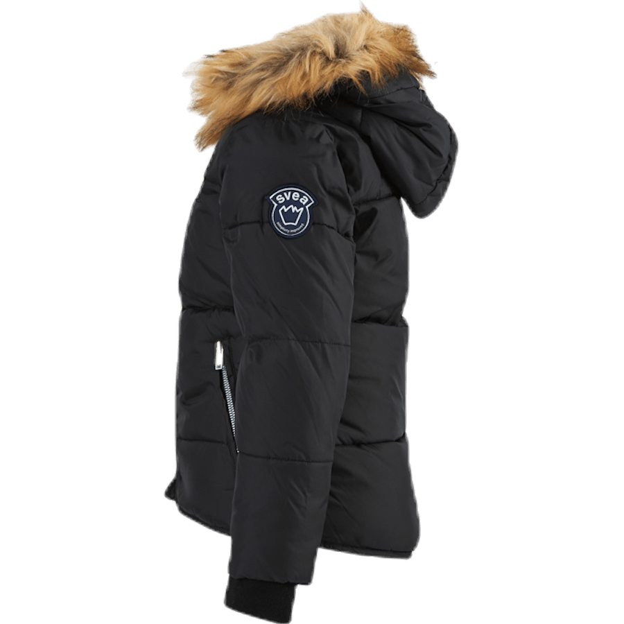 Īsa slim jaka Junior Black