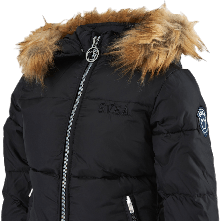 Īsa slim jaka Junior Black