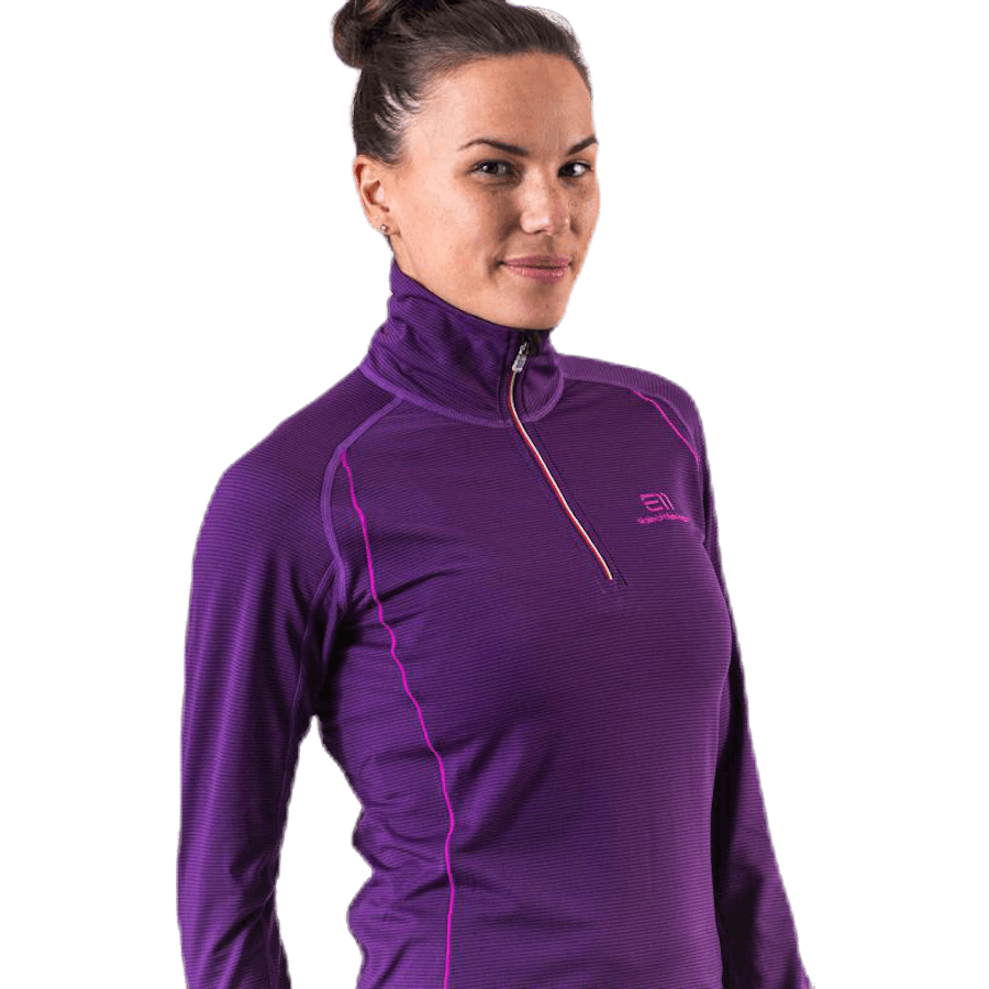 Fermeture éclair en métal violette