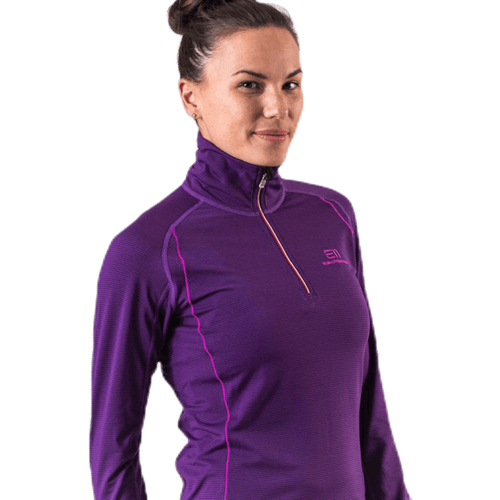 Fermeture éclair en métal violette