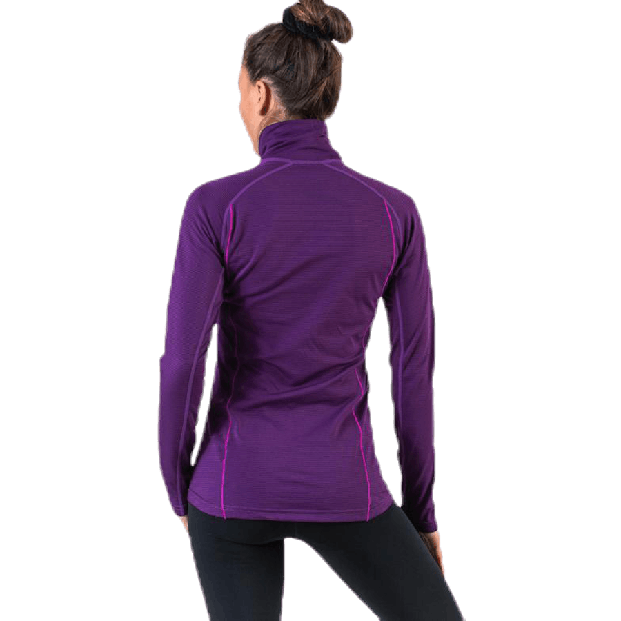 Fermeture éclair en métal violette