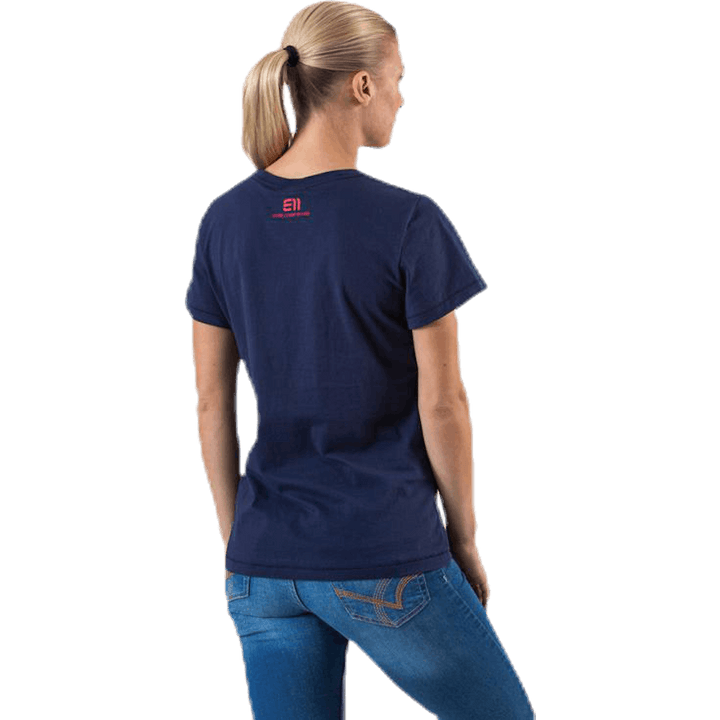 T-shirt Riders Bleu