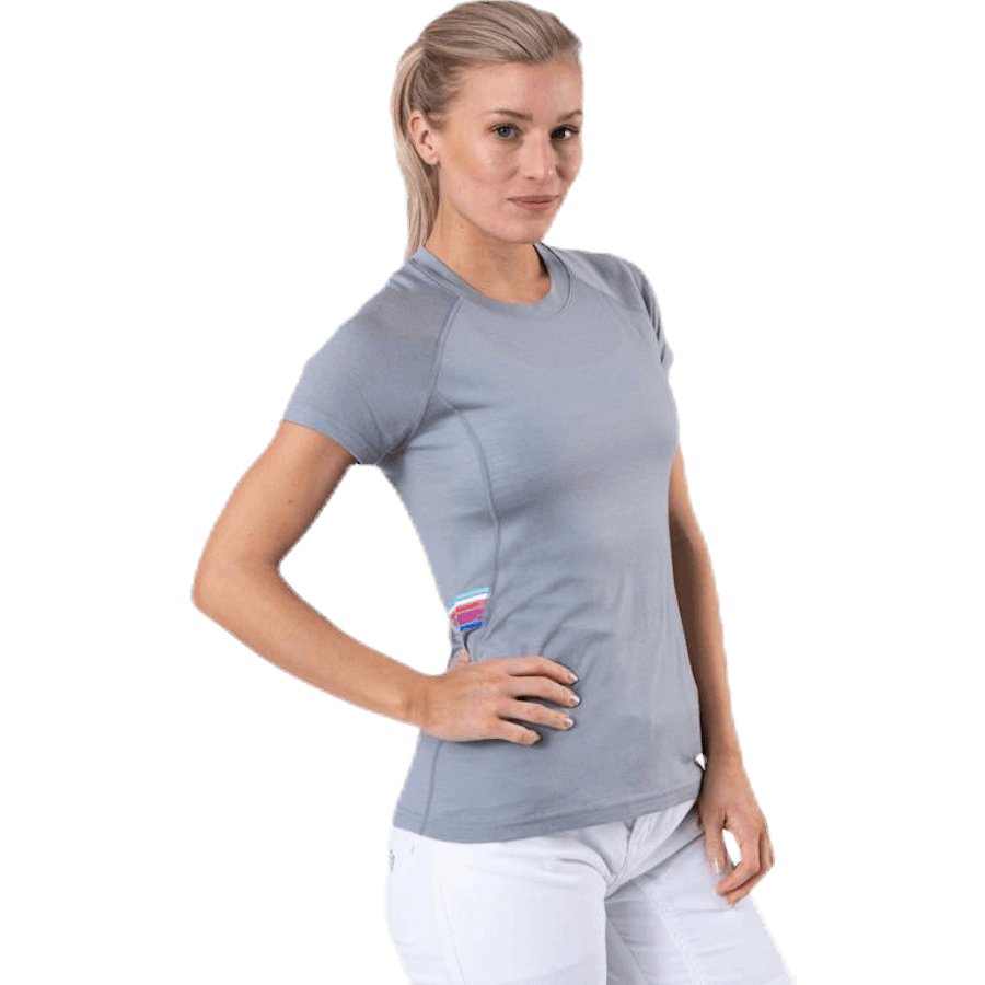 T-shirt Zeal en laine mérinos gris