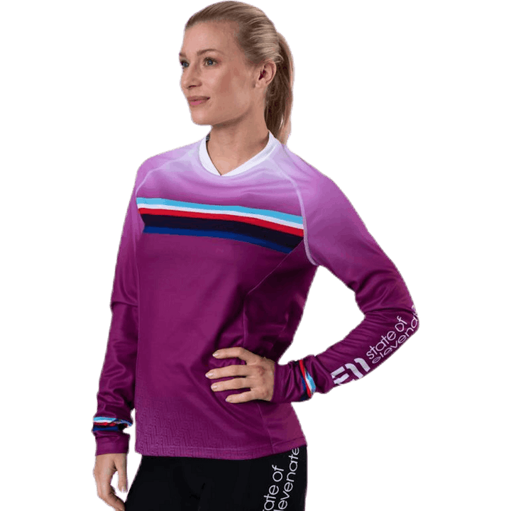 T-shirt à manches longues Allmountain violet