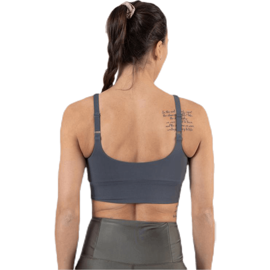 Support Nahtloses Top Grau