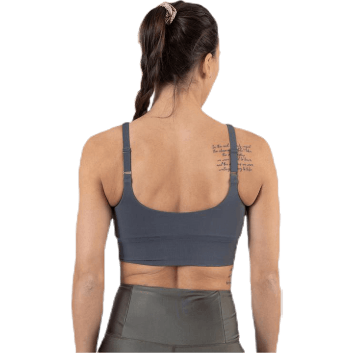 Support Nahtloses Top Grau