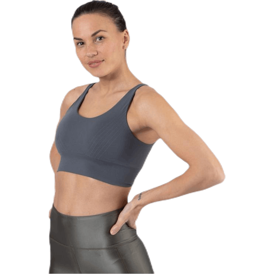 Support Nahtloses Top Grau