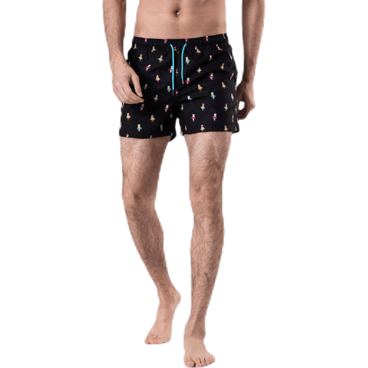 Hula badeshorts svart