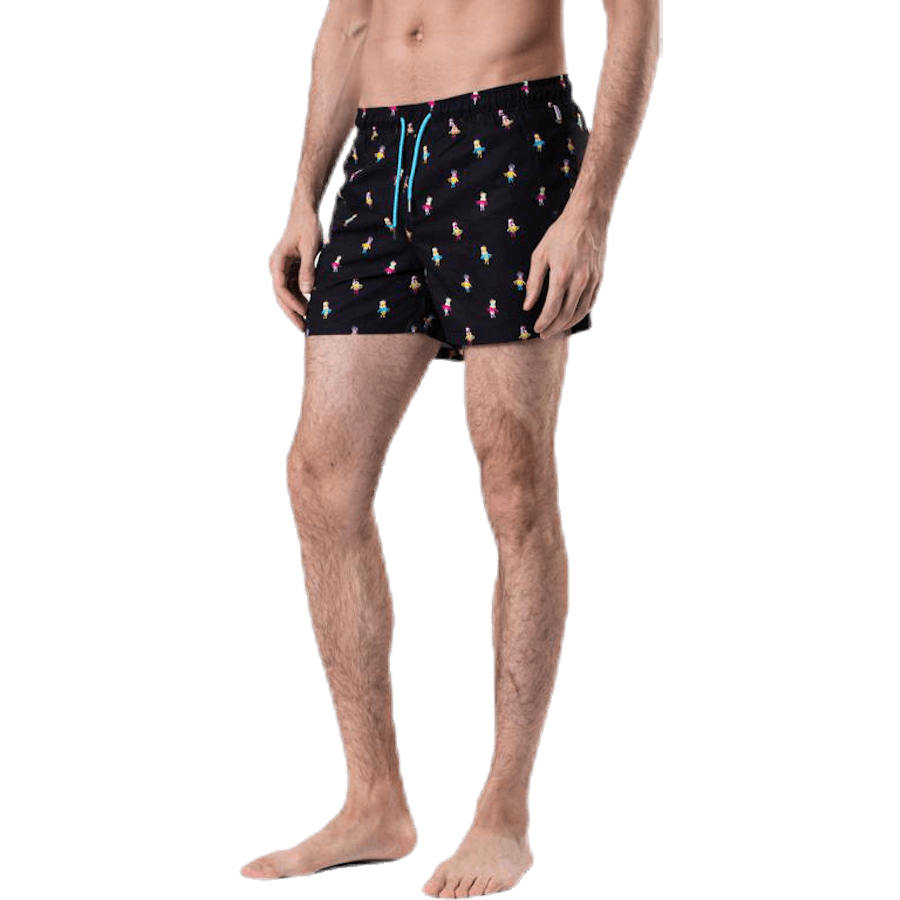 Hula badeshorts svart