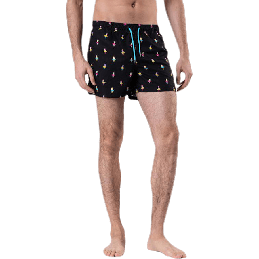 Hula badeshorts svart