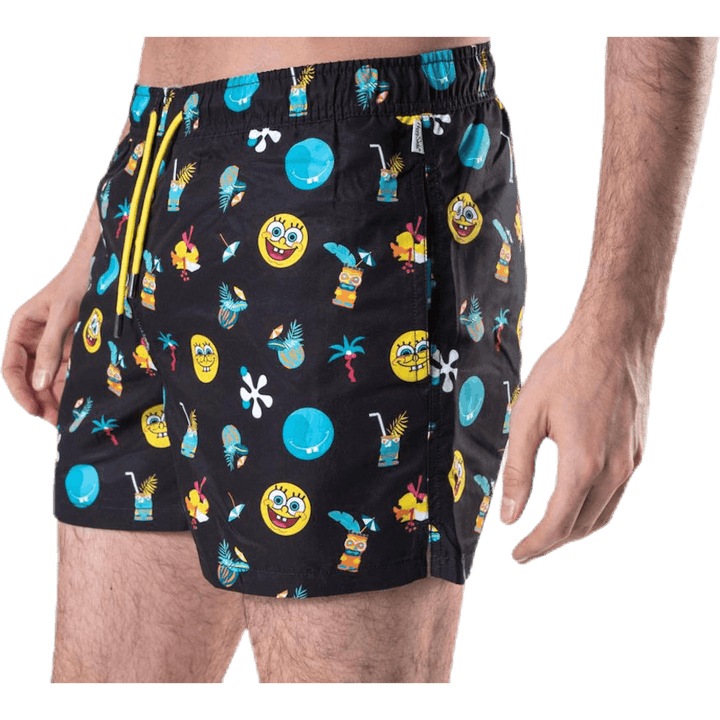 Svampebob badeshorts svart