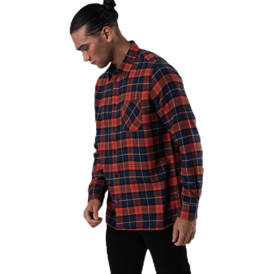 Rute Flanell Kariert Orange