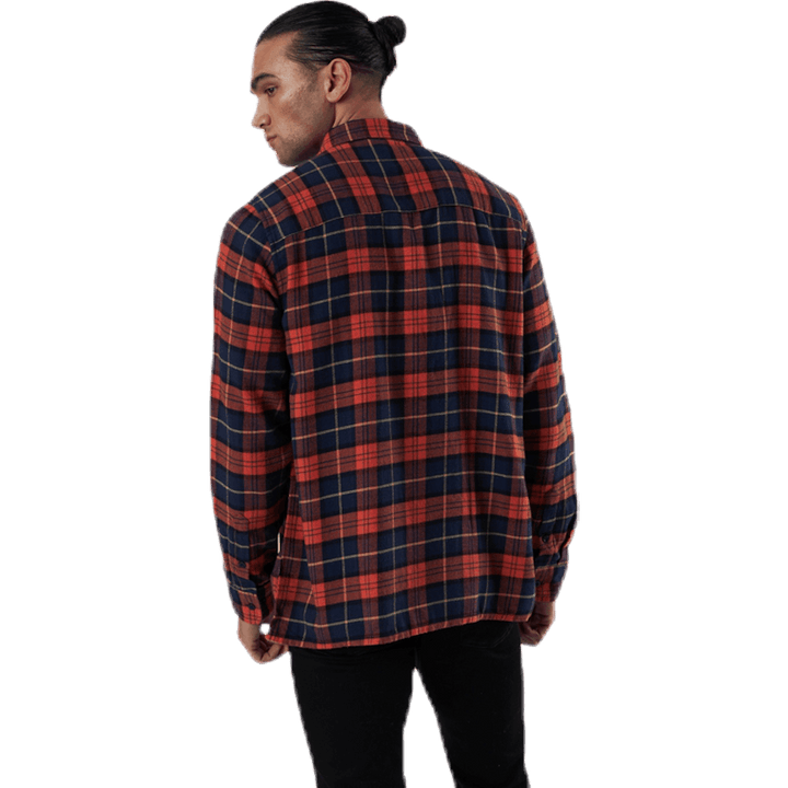 Rute Flanell Kariert Orange