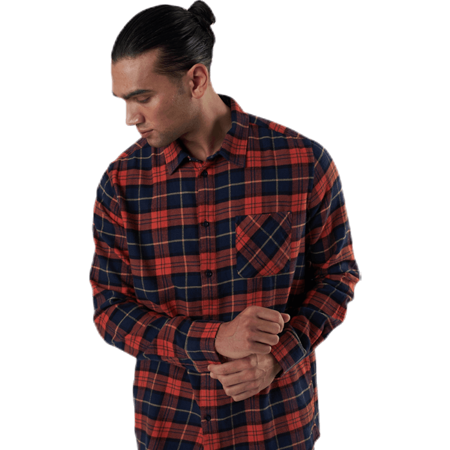 Rute Flanell Kariert Orange