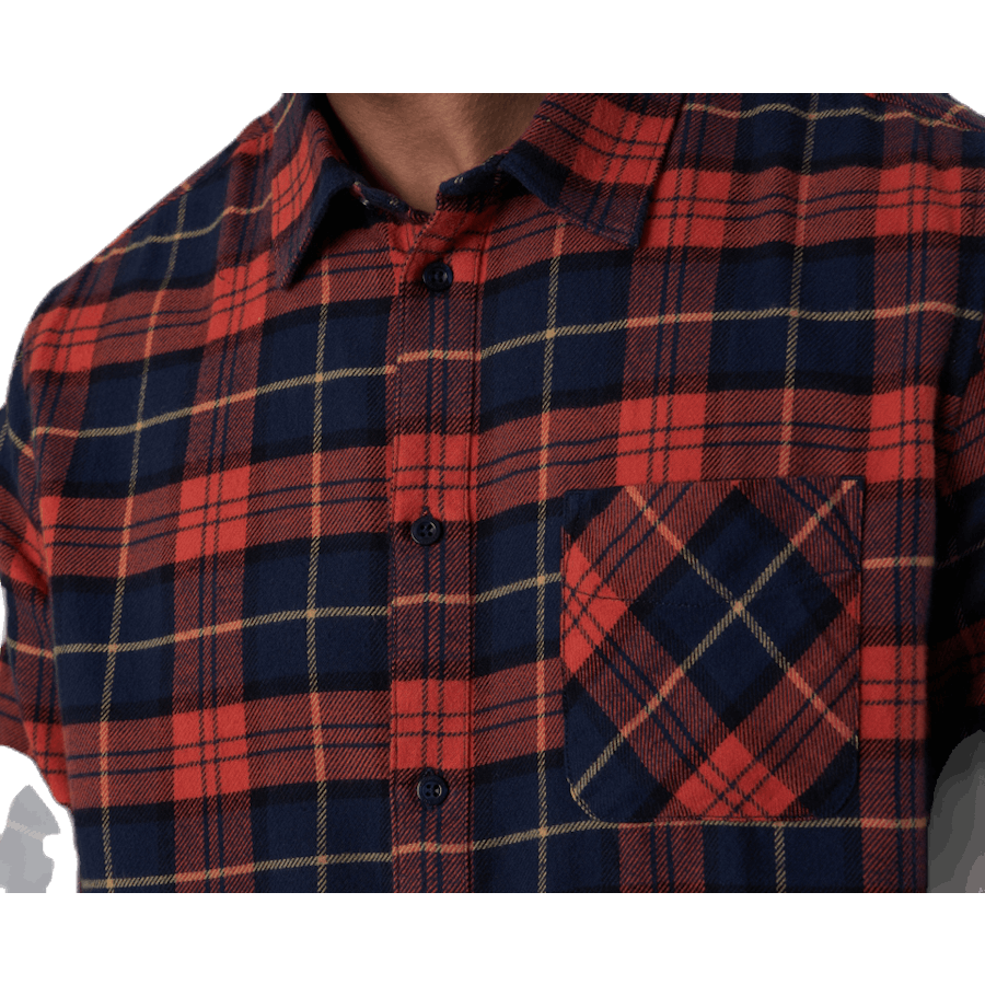 Rute Flanell Kariert Orange