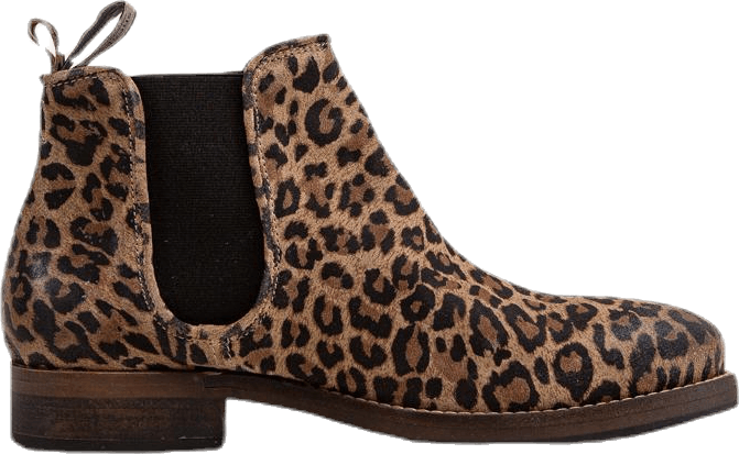 Halligan semsket skinnstøvler med mønster