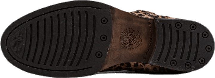 Halligan semsket skinnstøvler med mønster