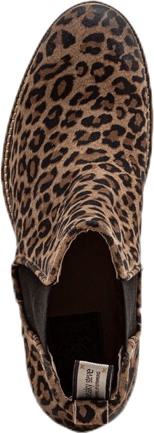 Halligan semsket skinnstøvler med mønster