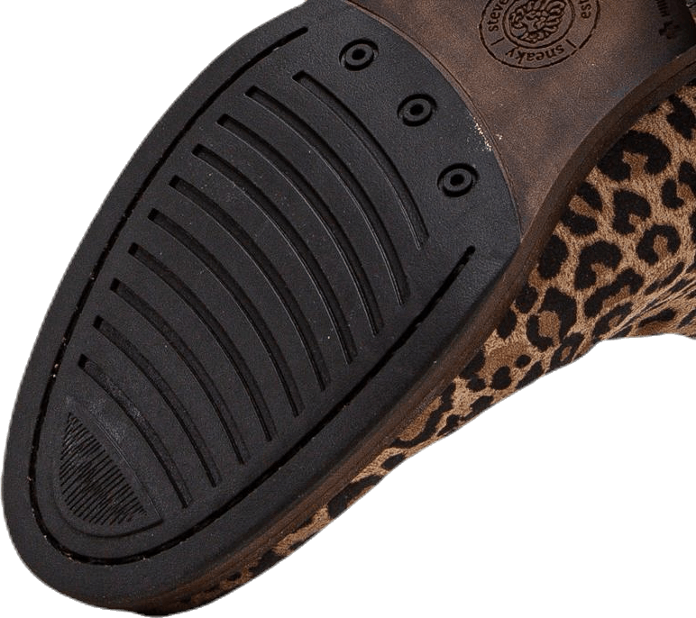 Halligan semsket skinnstøvler med mønster