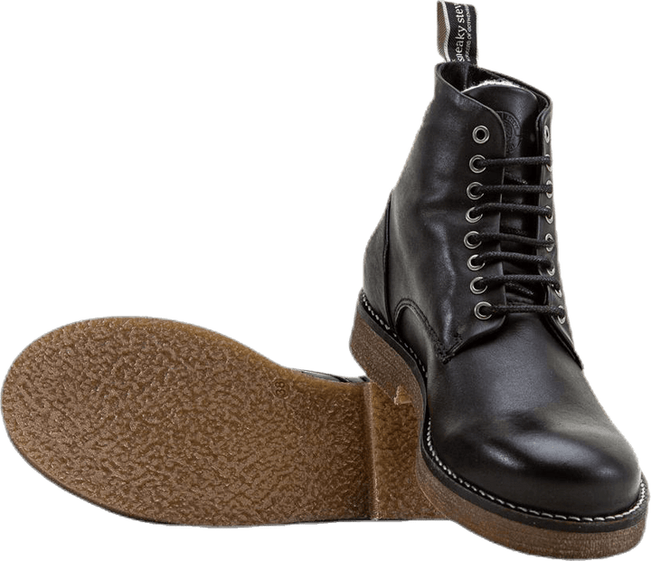 Rummy läderstövlar svart