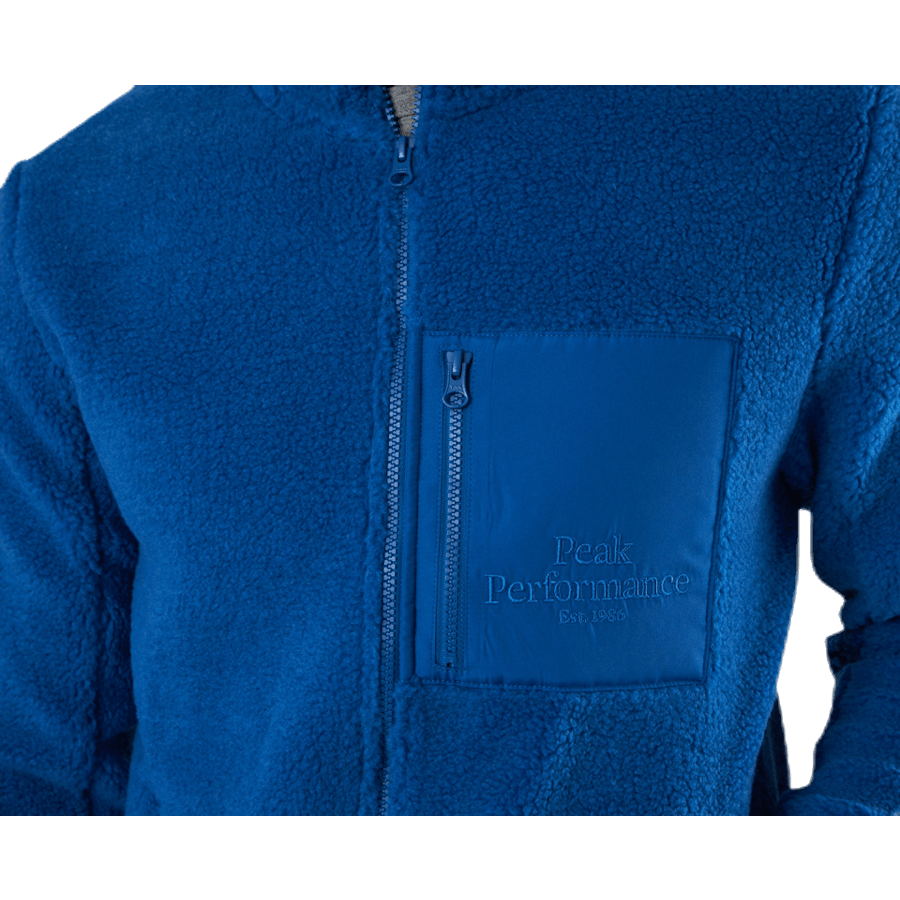 Veste zippée originale Pile Bleu